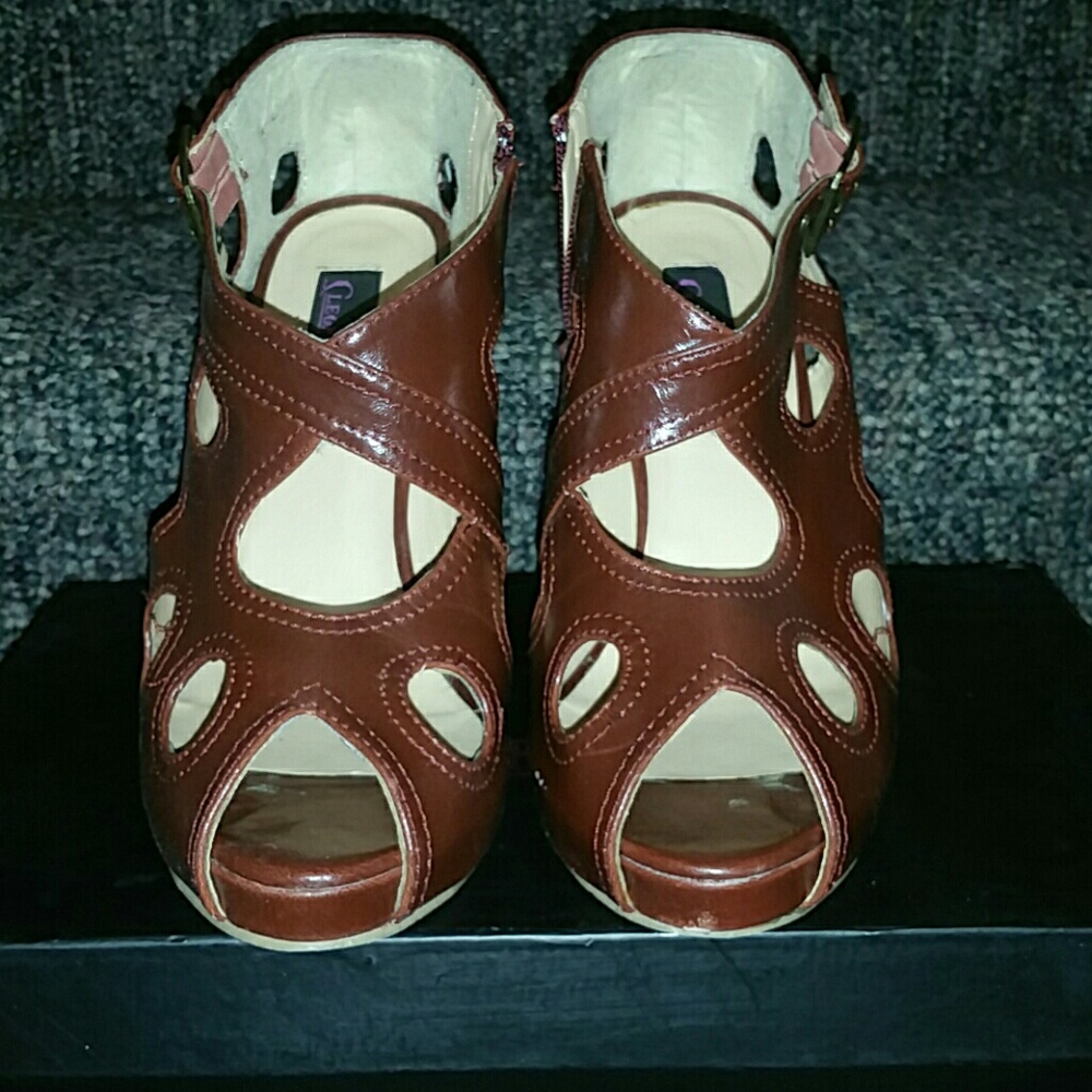 Brown heels